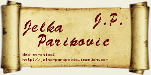 Jelka Paripović vizit kartica